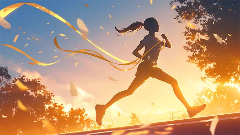 marathon runner finish line desktop wallpaper cover