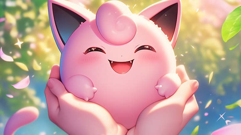 pink fluffy pokemon desktop wallpaper cover