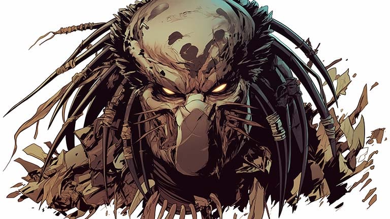alien hunter predator desktop wallpaper cover