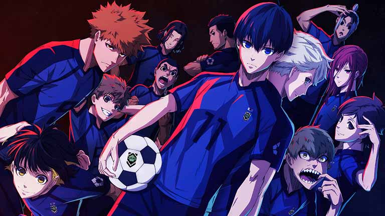 blue lock characters anime desktop wallpaper cover