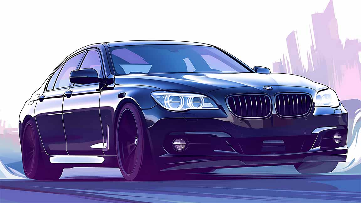 bmw 7 luxury car clipart wallpaper cover