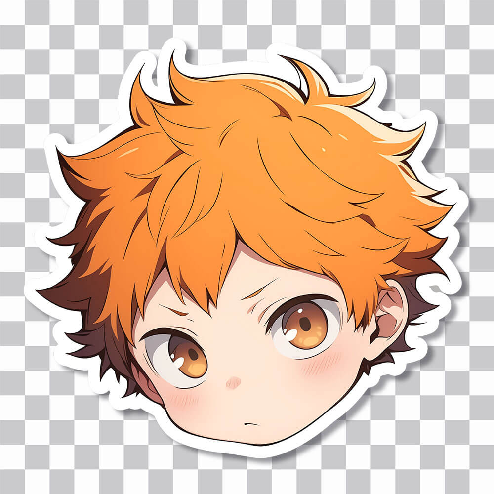 haikyuu hinata chibi sticker cover
