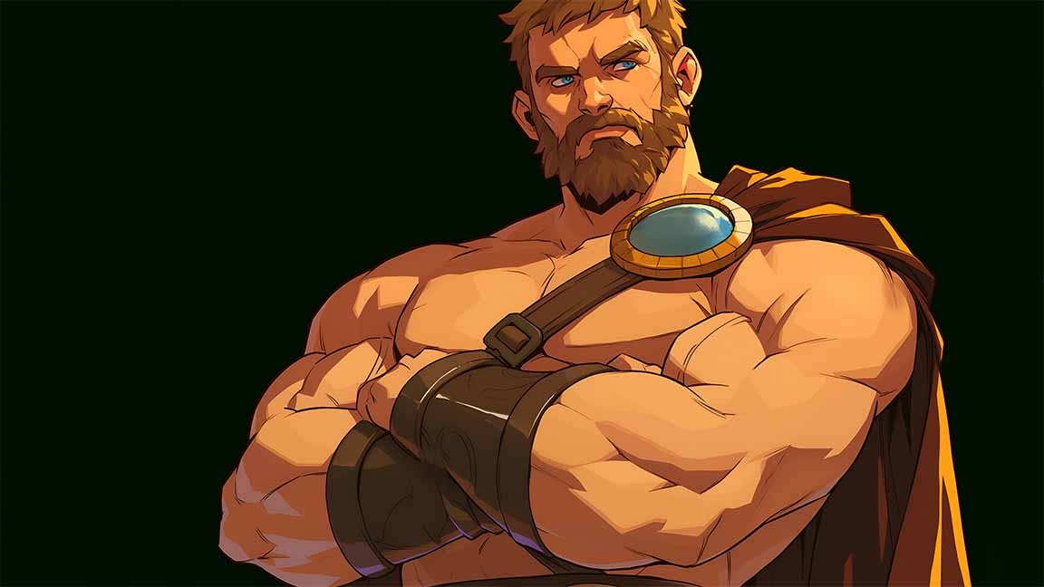 hercules strong dark background desktop wallpaper cover