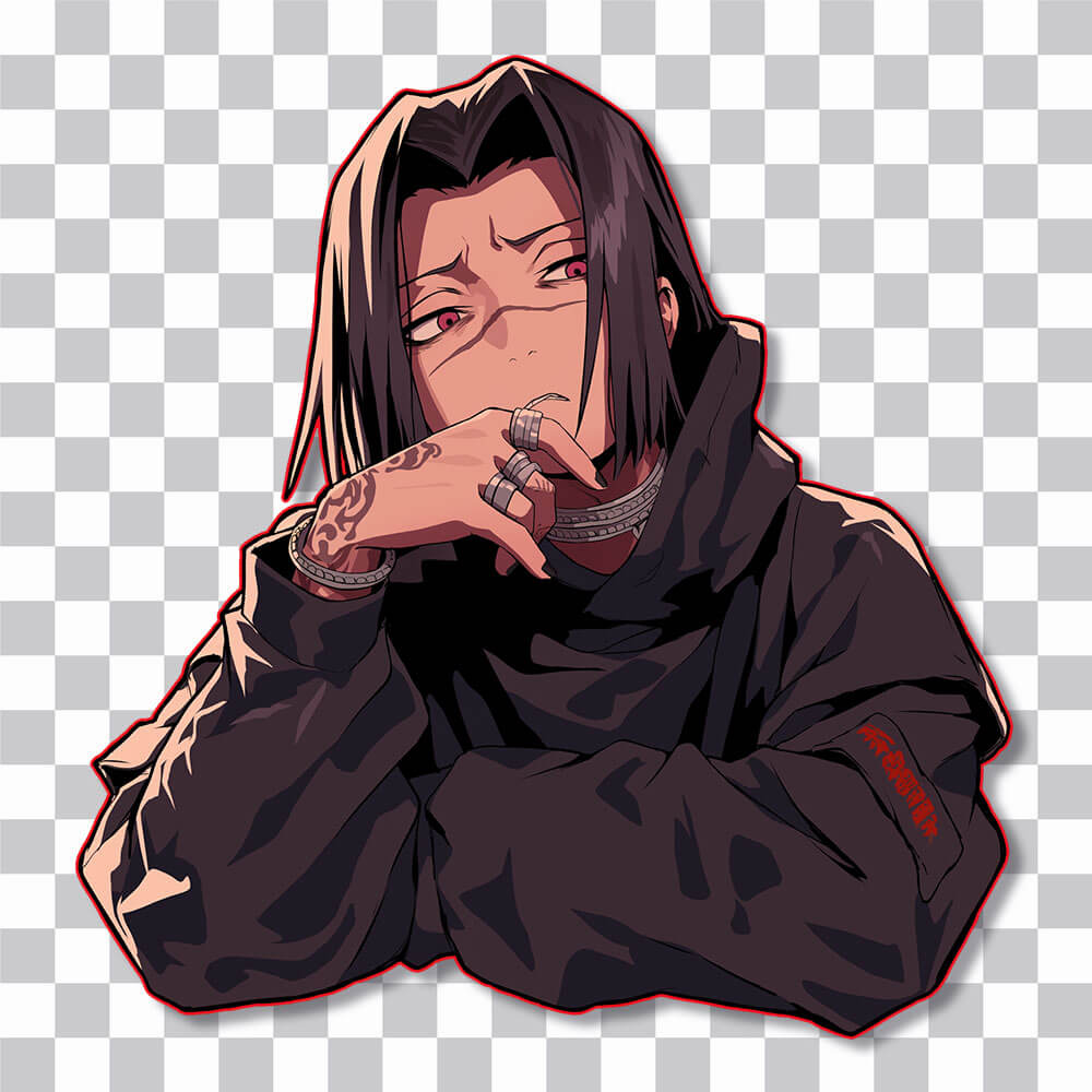 itachi uchiha hypebeast sticker cover