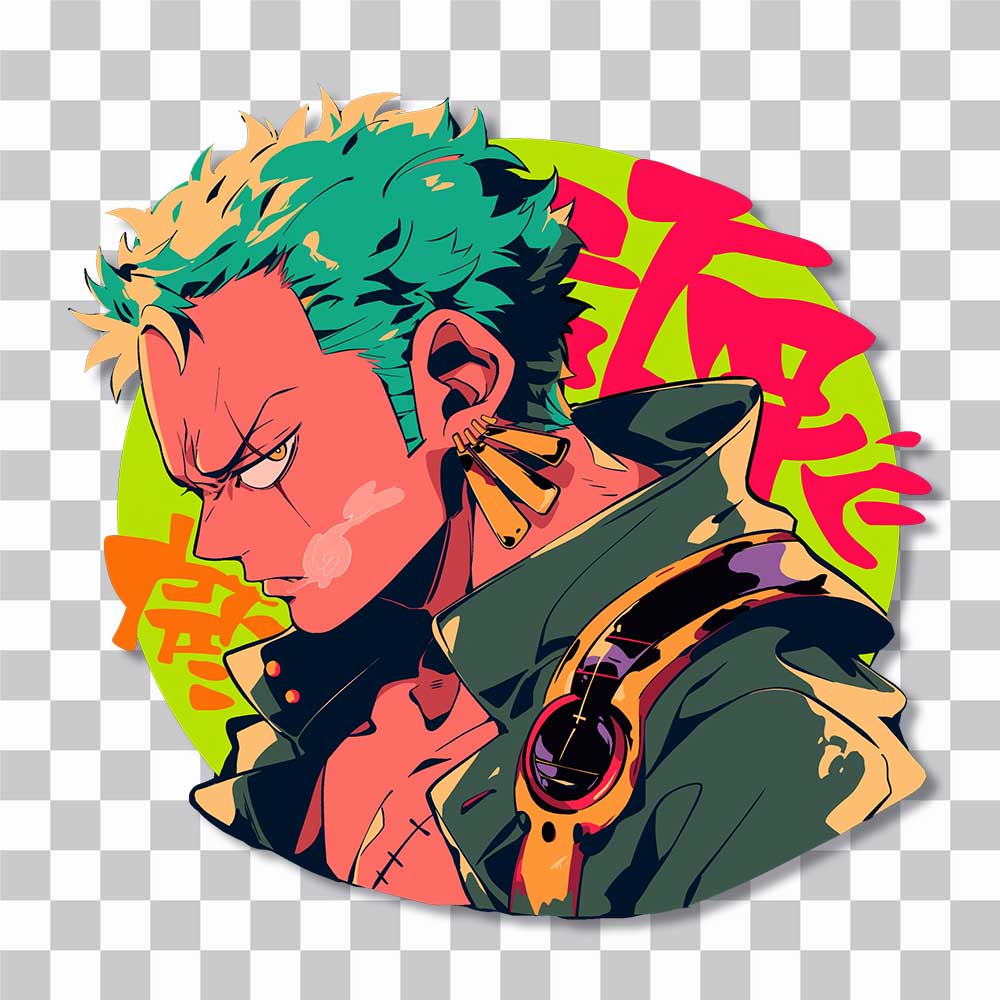 zoro ignorant hypebeast sticker cover