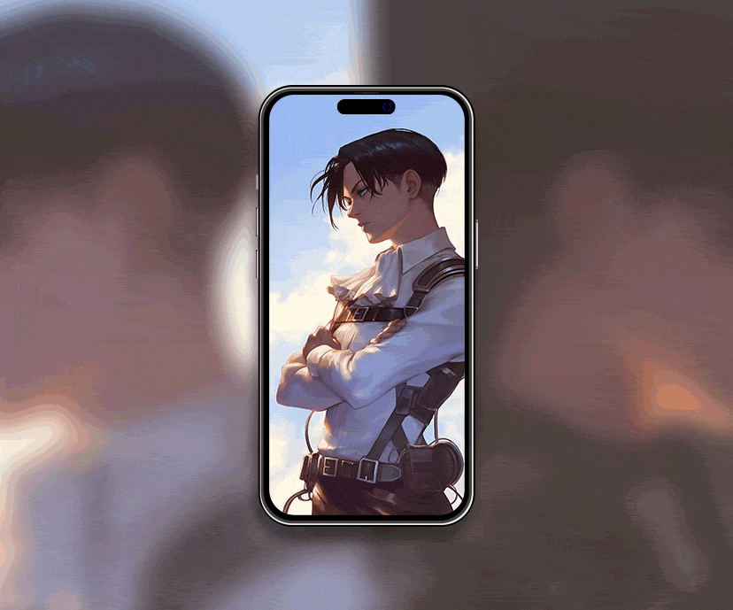 aot levi ackerman leader tap to switch wallpapers collection