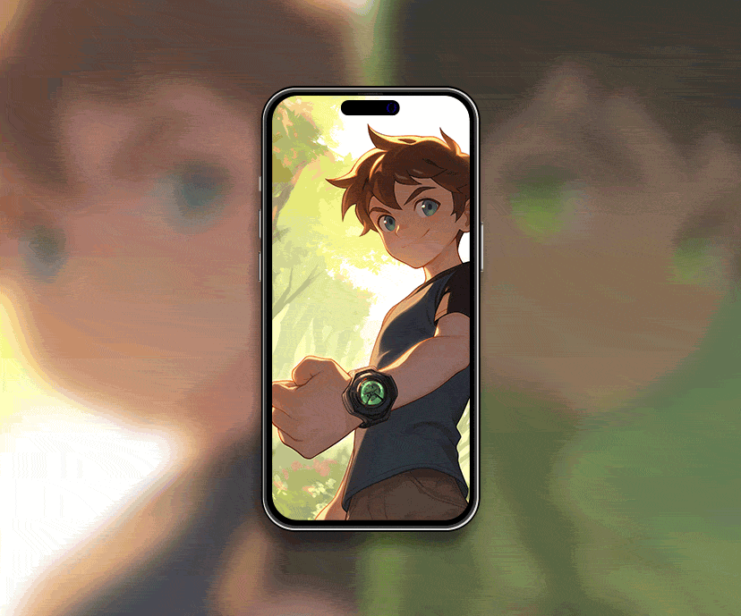 ben 10 omnitrix activated split power tap to switch wallpapers collection