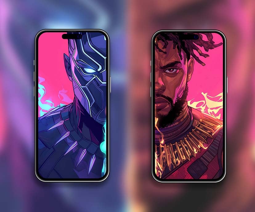 black panther vs killmonger intensity matching wallpapers collection