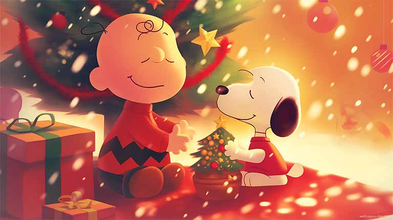 charlie brown holiday desktop wallpaper cover