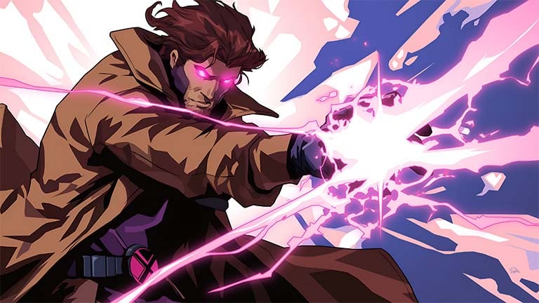 gambit energy blast desktop wallpaper cover