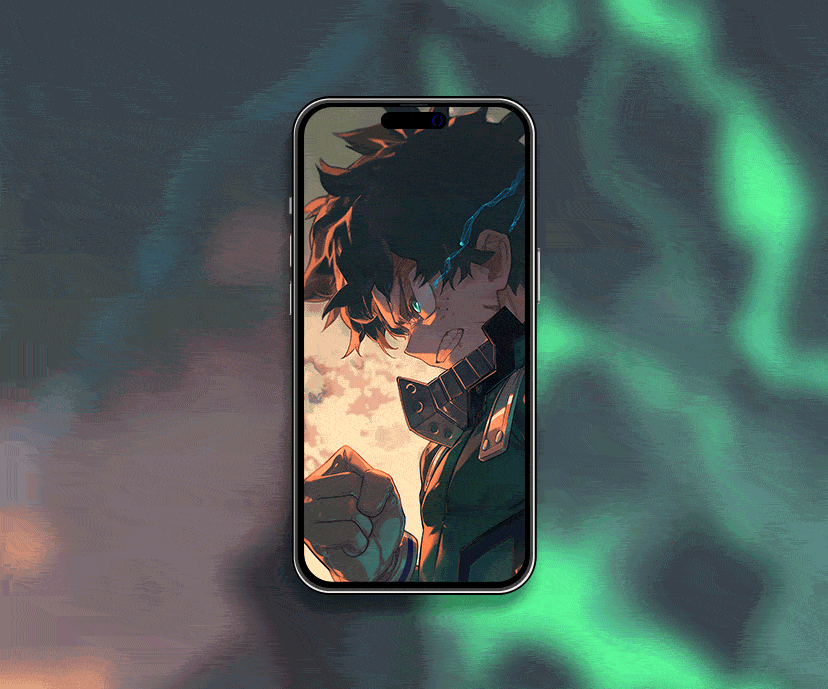 intense deku electrified transformation tap to switch wallpapers collection