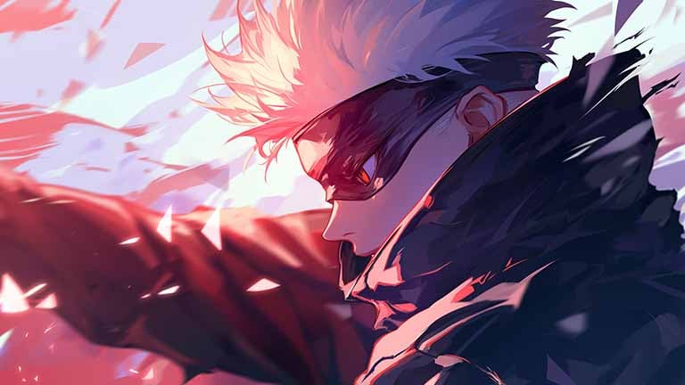 jjk satoru gojo dark clothes desktop wallpaper cover