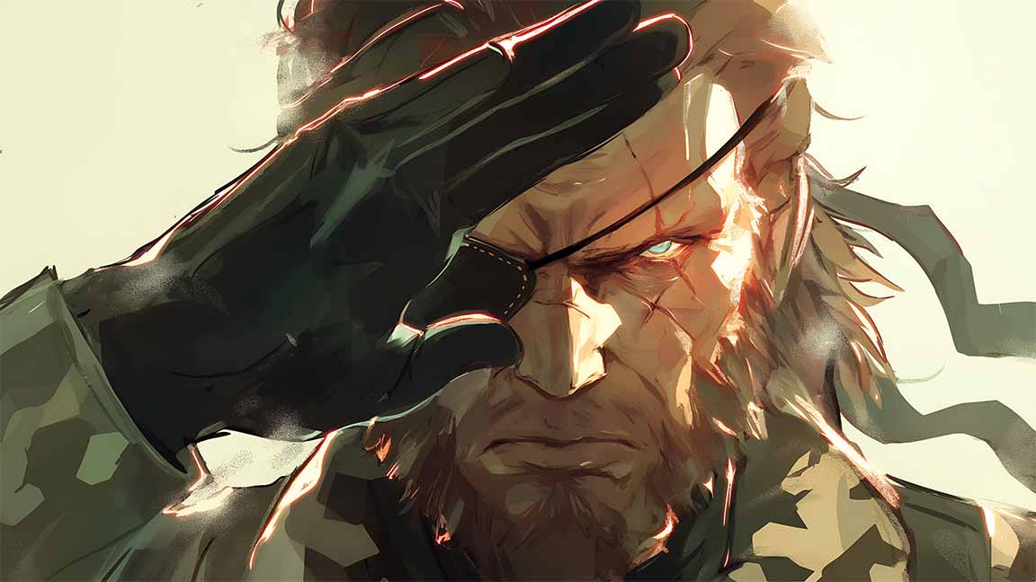 metal gear big boss epic desktop wallpaper cover