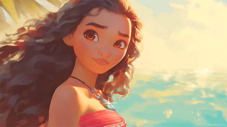moana ocean gaze desktop wallpaper cover