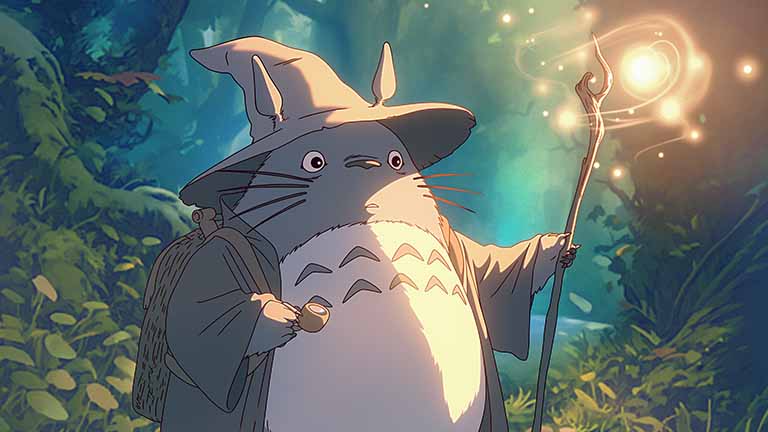 my neighbor totoro magic spell desktop wallpaper cover