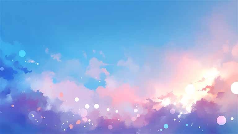 pastel cloud aesthetic wallpaper cover