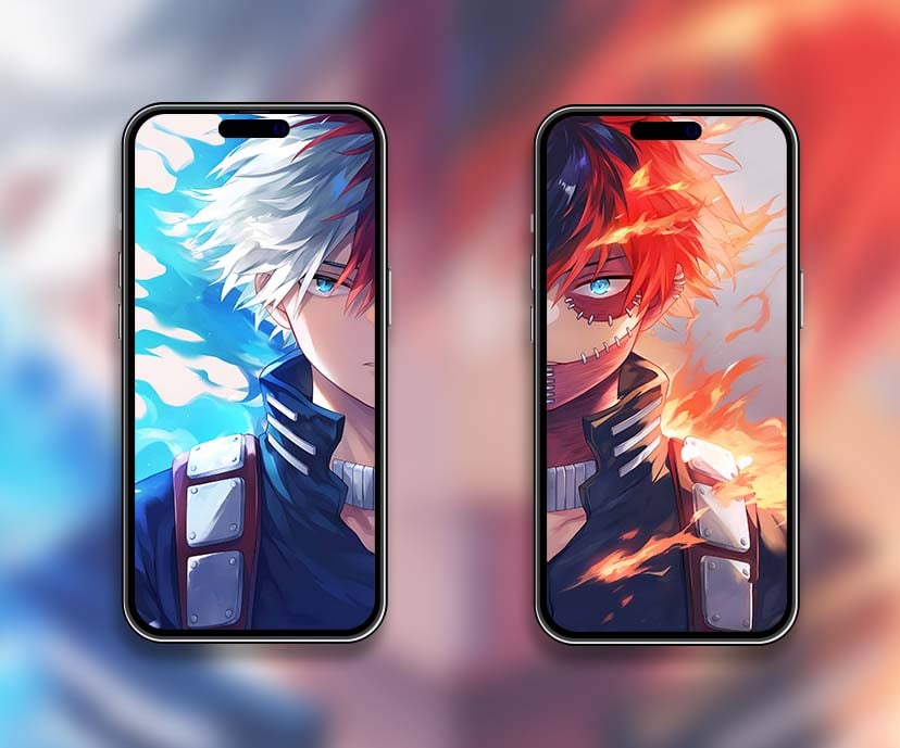 shoto todoroki and dabi matching wallpapers collection