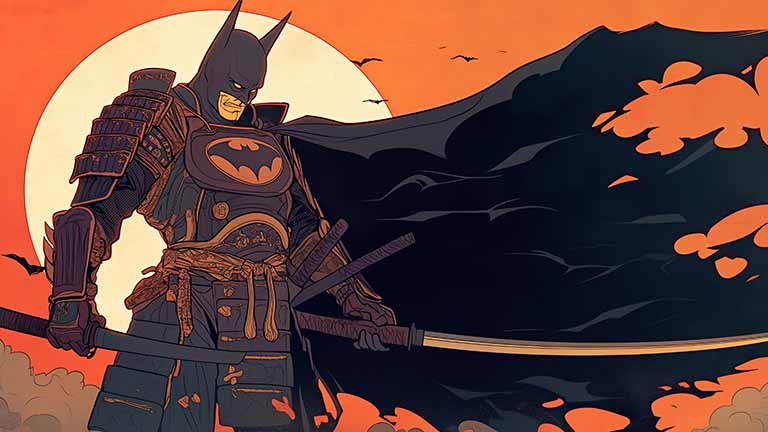 batman ninja samurai batman desktop wallpaper cover