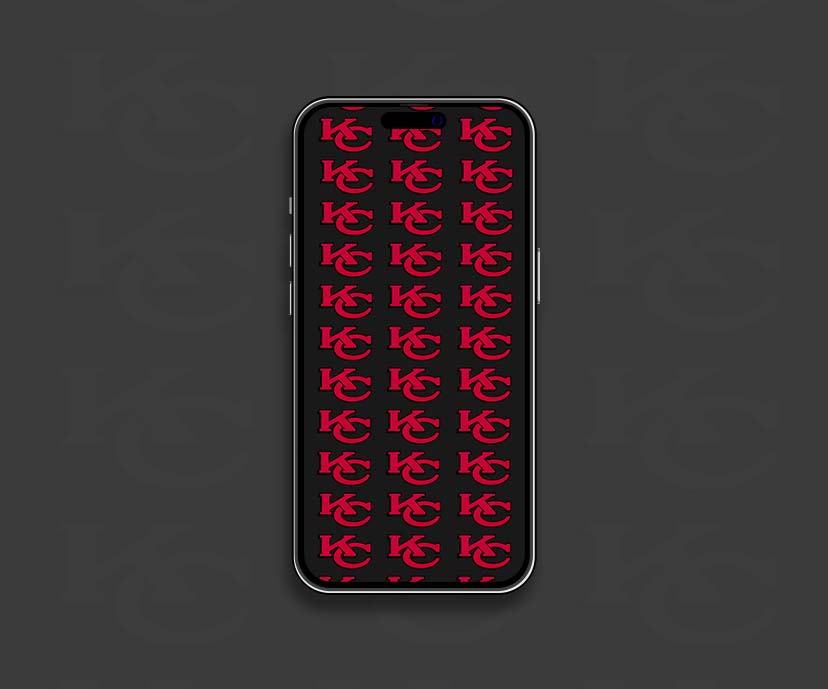 chiefs logo pattern wallpapers collection