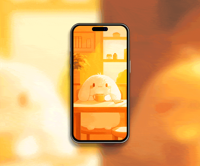 cozy pompompurin tea time tap to switch wallpapers collection