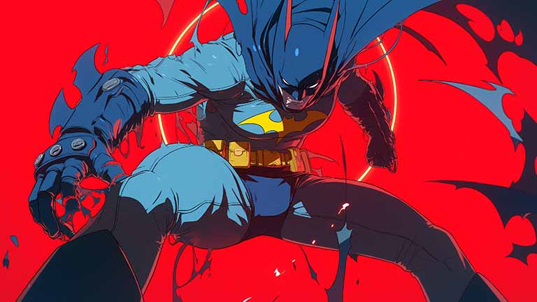 dc comics batman red background desktop wallpaper cover