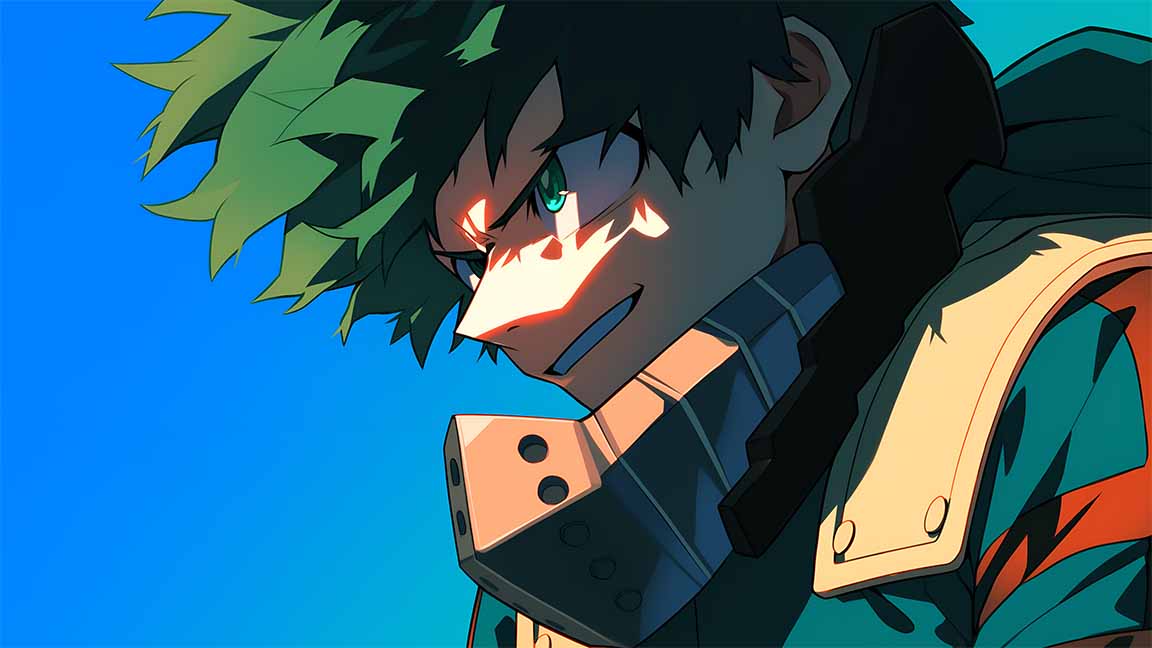 deku my hero academia desktop wallpaper cover