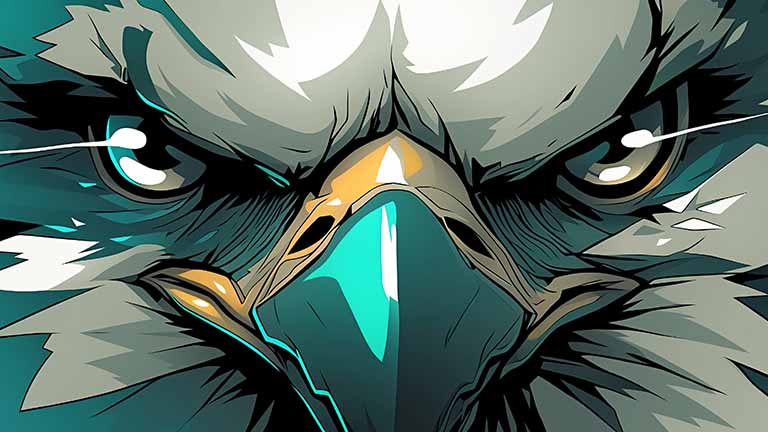 eagle close up sharp eyes desktop wallpaper cover