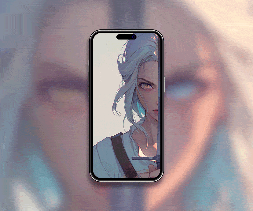 fearless ciri dual eyed warrior tap to switch wallpapers collection