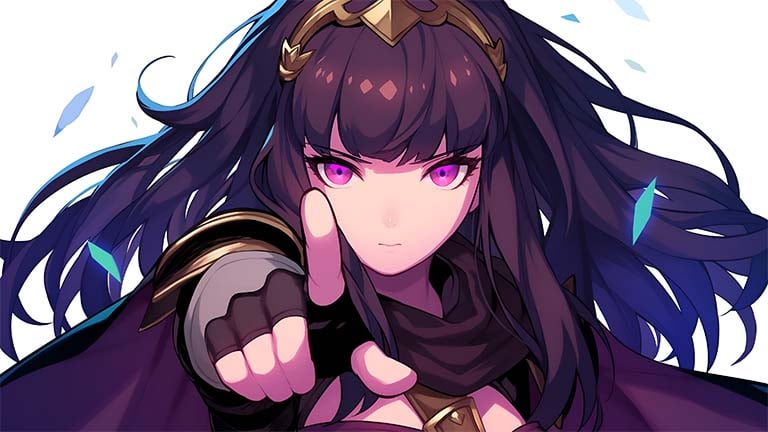 fire emblem tharja pointing desktop wallpaper cover
