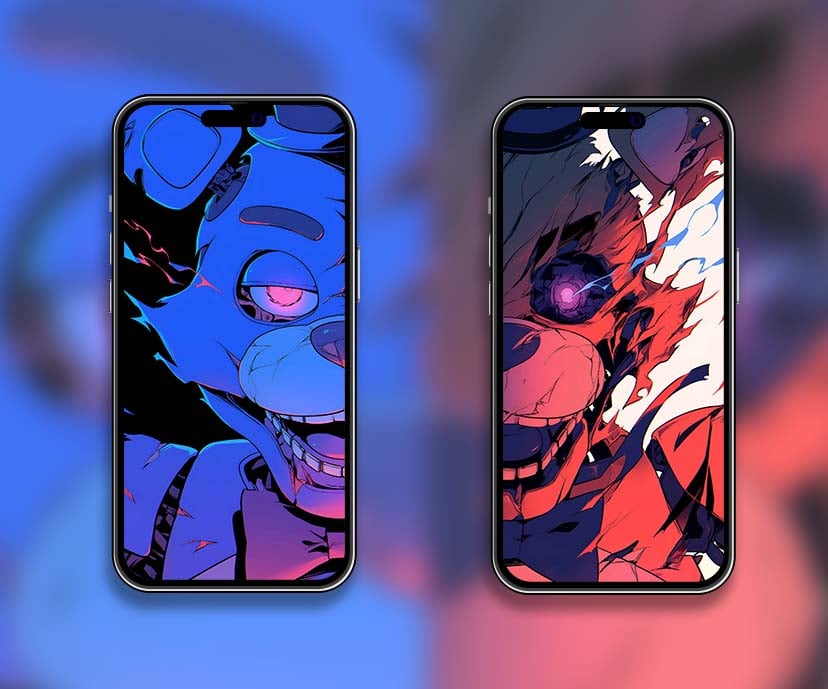 freddy fazbear corrupt horror matching wallpapers collection
