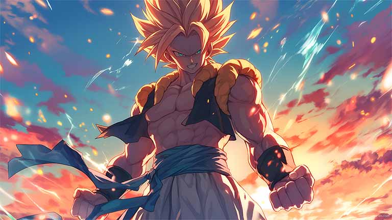 gogeta super saiyan epic desktop wallpaper cover