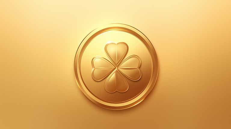 gold coin st patricks day desktop wallpaper cover