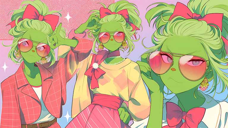 grinch modern fashion icons desktop wallpaper cover