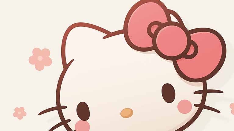 hello kitty cute bow sanrio desktop wallpaper cover