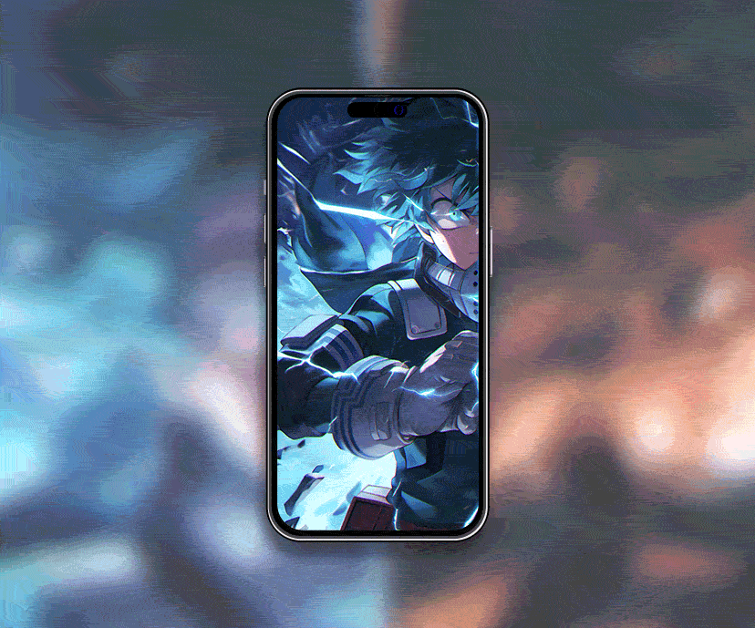 heroic deku quirk energy tap to switch wallpapers collection