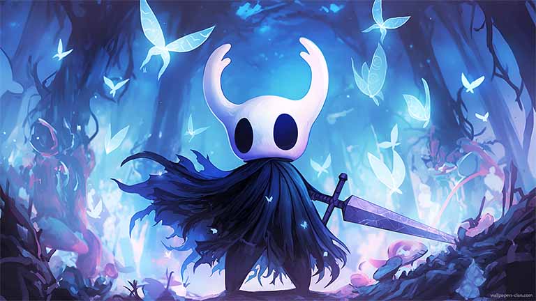 hollow knight butterfly aura desktop wallpaper cover