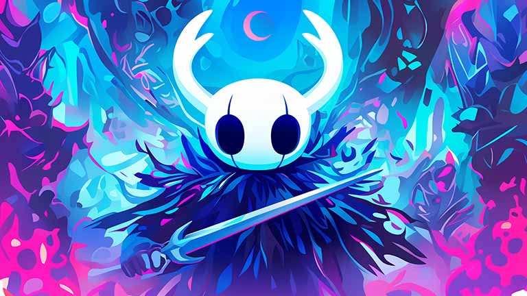 hollow knight the knight against infection desktop wallpaper cover