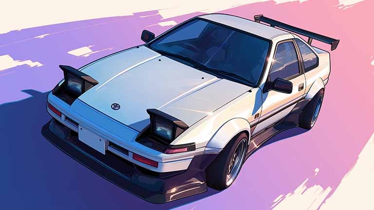 initial d ae86 trueno desktop wallpaper cover