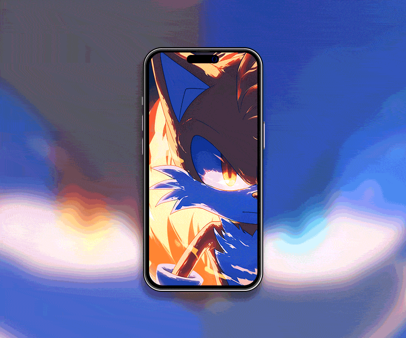intense sonic and tails energy tap to switch wallpapers collection