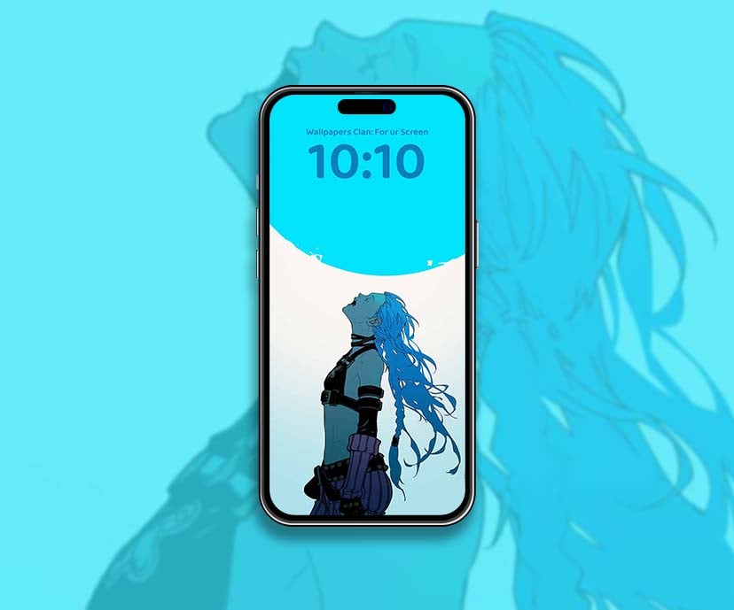 jinx arcane blue chaos time zone wallpapers collection