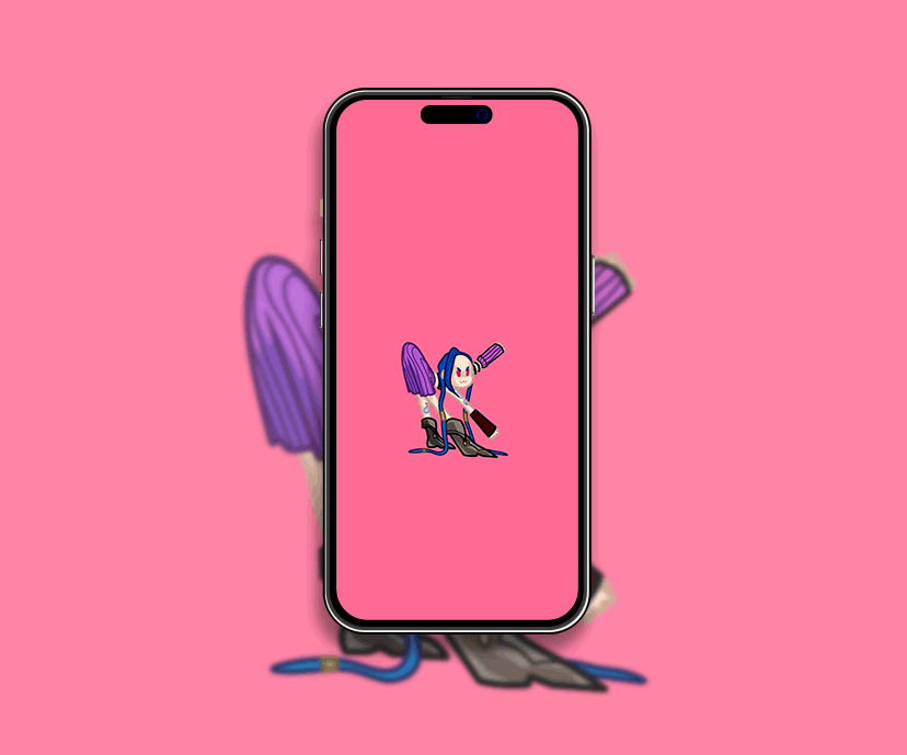 league of legends jinx funny tap to switch wallpapers collection
