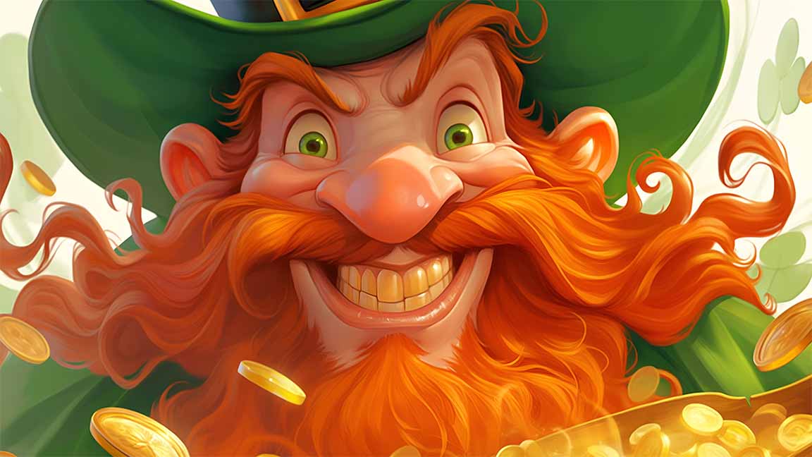 leprechaun golden coins st patrick's day desktop wallpaper cover
