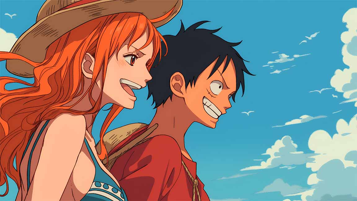 luffy and nami best desktop wallpaper cover