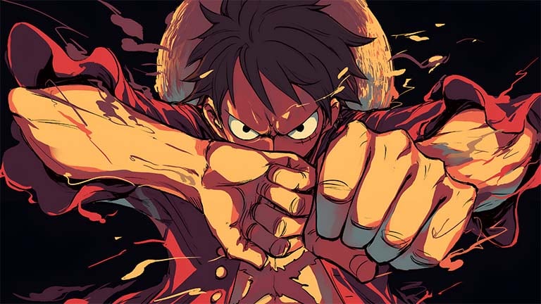 luffy epic punch one piece desktop wallpaper cover