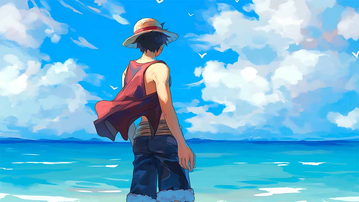 luffy ocean dreamscape desktop wallpaper cover