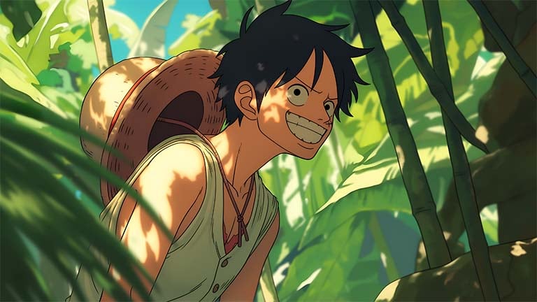 luffy one piece jungle adventure pc wallpaper cover
