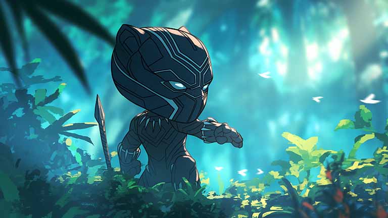 marvel black panther cute desktop wallpaper cover