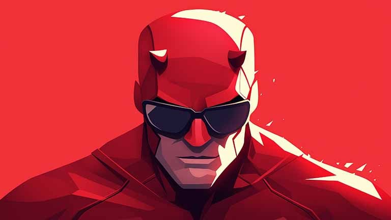 marvel daredevil fighting stance desktop wallpaper cover