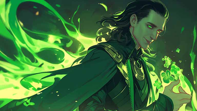 marvel loki lucky st patricks day desktop wallpaper cover