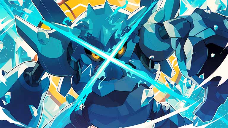 metagross dramatic battle pokemon wallpaper cover